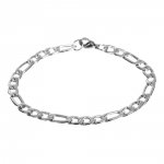 Bracciale N°01 in acciaio inossidabile 304, 21 cm