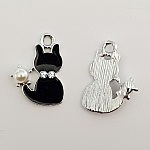 Charm gatto N°13 X 10 Pezzi