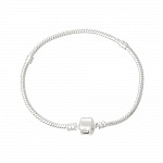 Bracciale europeo a clip 20 cm con chiusura liscia
