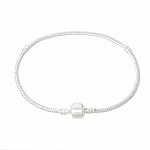 Bracciale europeo a clip 16 cm Chiusura liscia