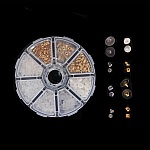 Lotto di 400 punte miste N°02 (200 paia) per orecchini.