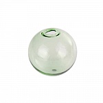 10 sfere di vetro rotonde 12 mm Verde da riempire