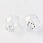 Sfere di vetro rotonde 14 mm 50 pezzi da riempire