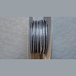 Pelle Argento Specchio 06 mm Swarovski Strass per 20 cm