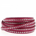 Pelle fucsia 06 mm Swarovski Strass per 20 cm