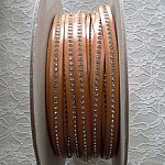 10 mm di pelle naturale Swarovski Strass per 20 cm