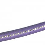 Pelle a palline viola da 10 mm con catena a palline senza nichel per 20 cm
