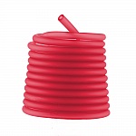 1 metro di cavo in Pvc 6,5 mm rosso chiaro