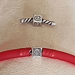 Fermoir pour cordon Pvc Creux 5 mm