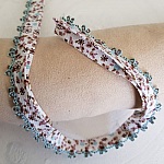 Nastro multi-fiore e pizzo sbieco N°02