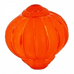 Perla Lucite forma lampione striata arancione