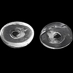 5 sfere di vetro ovali da riempire