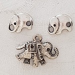 Ciondolo elefante N°06 x 3 pezzi