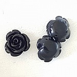 Fiore sintetico 13 mm N°03-10 Nero
