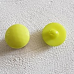 Bottoni fantasia per bambini e neonati Modello sfaccettato piatto n. 05-04 Verde