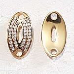 04 mm Connettore in zama N°03 Oro