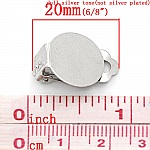 20 Supporti per orecchini Vassoio con clip N°01 x 10 paia