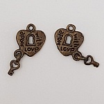 Lucchetto Charm N°09 Rame