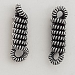 Charm Bar 2 anelli N°04 Argento 