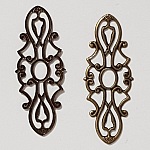 Charm floreale in metallo N°105 x 10 pezzi