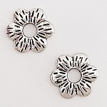 Charm floreale in metallo N°113 Argento
