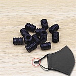 Fascetta regolabile per maschera in corda nera x 100 pezzi