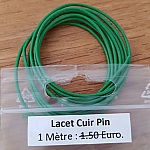 1 metro di cordoncino rotondo in pelle liscia Pin 1 mm