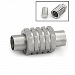 Chiusura magnetica in acciaio inox 05 mm Argento N°01