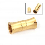 Chiusura magnetica Acciaio inossidabile 06 mm Oro N°06