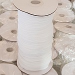 9 metri Elastico piatto 3 mm Bianco