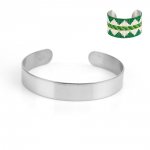 Bracciale in acciaio inox 10 mm N°02