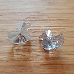 Ciondolo in vetro sfaccettato a forma di anatra N°01-01