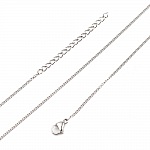 Collana N°05-02 in acciaio inossidabile, 45 cm (18') maglia di cavallo