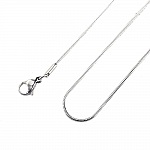 Collana N°09 in acciaio inox con catena a serpente 51 cm