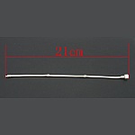 Bracciale europeo a clip 21 cm Chiusura liscia Argento placcato 925