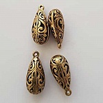 Ciondolo a goccia traforato N°03-02