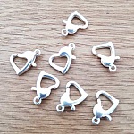 1 chiusura a moschettone Cuore 13 mm