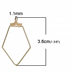 Diamante Primer Oro Porta orecchini N°02 x 1 pezzo