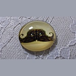 vetro cabochon rotondo 25 mm baffi 032 