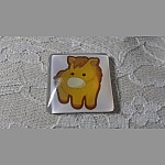 cabochon quadrato in vetro 30mm 011 