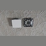 cabochon quadrato in vetro 25 mm 044 