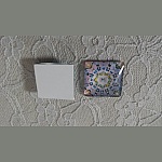 cabochon quadrato in vetro 25mm 042 