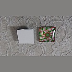 cabochon quadrato in vetro 25 mm 040 