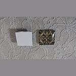 cabochon quadrato in vetro 25 mm 031 