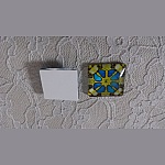 cabochon quadrato in vetro 25mm 026 