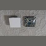 cabochon quadrato in vetro 25mm 023 