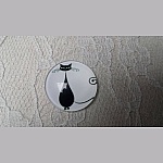 vetro cabochon rotondo 20mm cat 005 