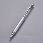 Penna per decorare le perle tubo vuoto per personalizzare argento argento x 1 pezzo