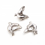 Charm Uccello perlato N°03 Argento