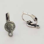 Portaorecchini Dormeuse N°106 x 1 Paio Argento